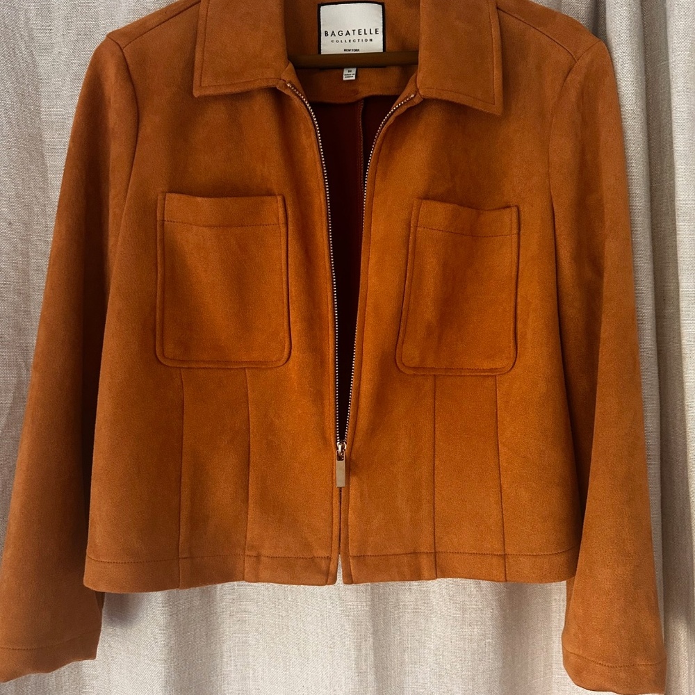 Stunning Bagatelle faux suede jacket in a Carmel Brown. - Picture 7 of 7